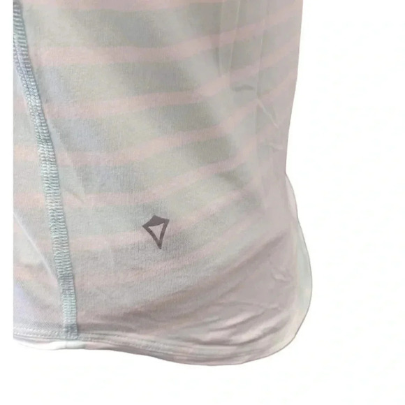 Ivivva Lululemon  Aqua Striped Tank Top Size 10 - Picture 5 of 5